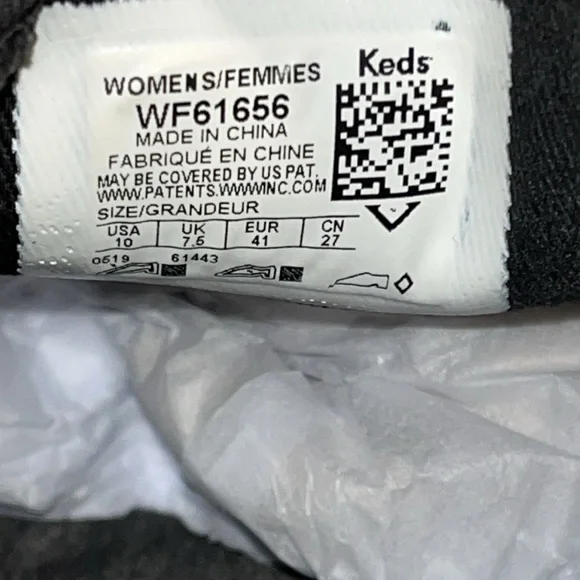 Keds For Kate Spade Double Decker Black Sparkle Slip-On mules women's 10 - Picture 9 of 9